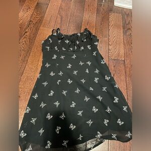 H&M Butterfly Chiffon Dress